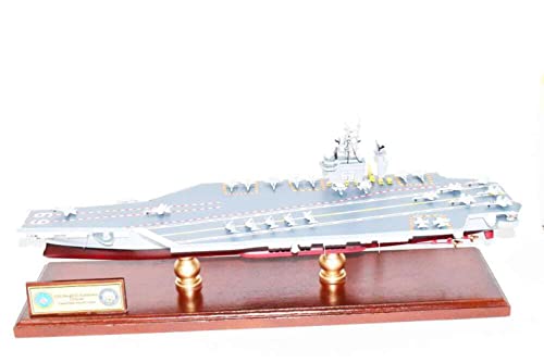 Squadron Nostalgia LLC USS Dwight D. Eisenhower CVN-69 24" Mahogany Scale Model Navy
