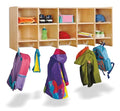 Jonti-Craft Wall Mount Coat Locker with Clear Bins