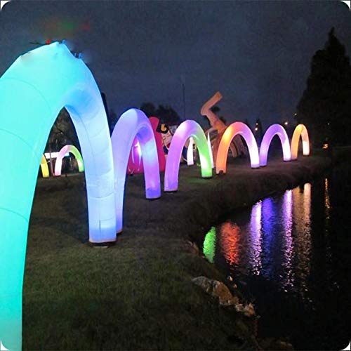 Foammaker Colorful LED Inflatable Arch for Events 12m