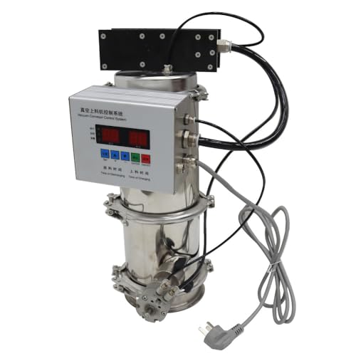 HayWHNKN Pneumatic Vacuum Feeding Machine with 4 Stainless Steel Filters 220V