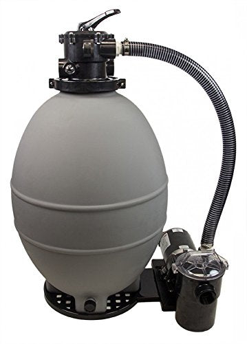 Rx Clear Patriot 24-Inch Sand Filter with 250 Lb Sand Capacity for Above Ground Swimming Pools | 2 HP Niagara Pool Pump Clear