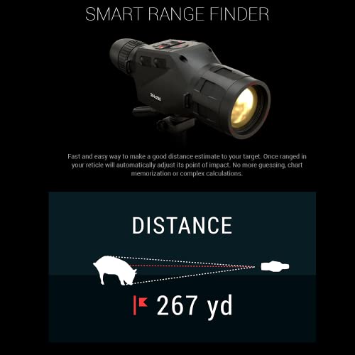 theOpticGuru ATN OTS 4T Thermal Monocular with Smart Rangefinder and 60Hz Sensor