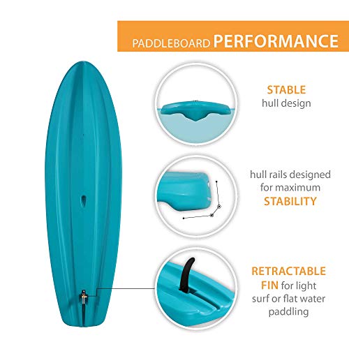 Lifetime Horizon 100 Hardshell Stand-Up Paddleboard Teal
