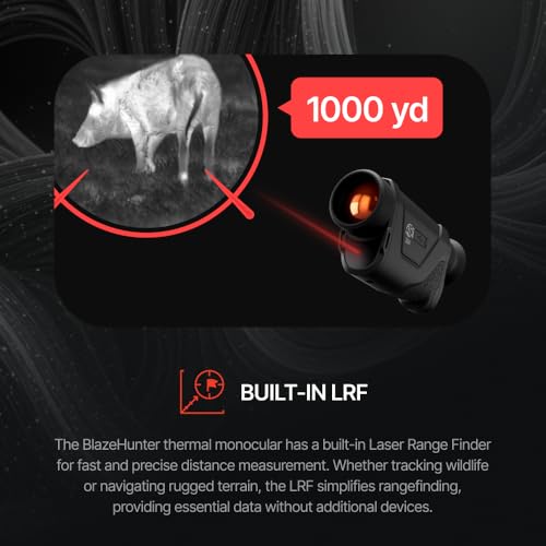 theOpticGuru ATN BlazeHunter Thermal Imaging Monocular with Laser Rangefinder 640x512 3.5-28x