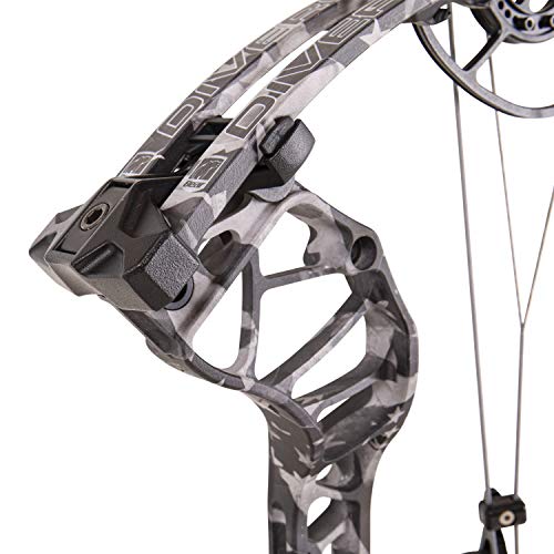 Bear Archery Divergent One Nation RH 60" Bow Black & White