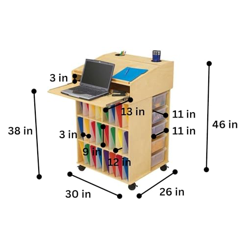Jonti-Craft Communication Center 4136JC Orange