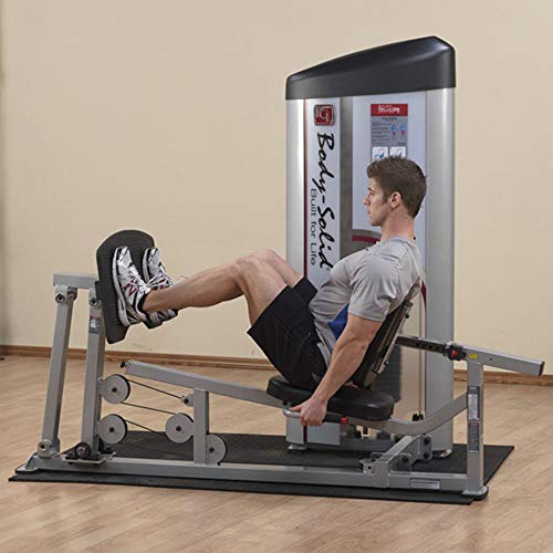 Body-Solid S2LPC-2 Pro Clubline Series II Leg Press and Calf Raise Machine Gray