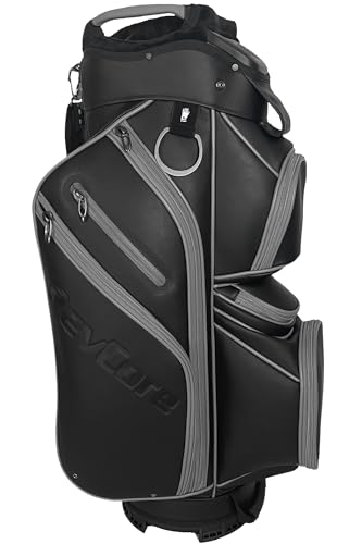 CaddyDaddy Premium Golf Cart Bag Matte Black