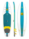 Body Glove Navigator+ Inflatable Paddle Board Package Aqua/Yellow