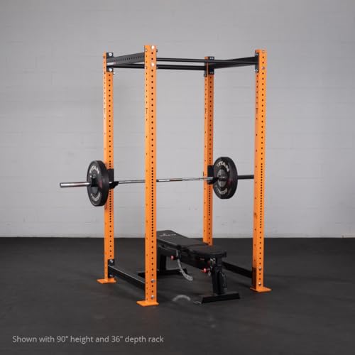 Titan Fitness X-3 Series 80" Orange Bolt-Down Power Rack