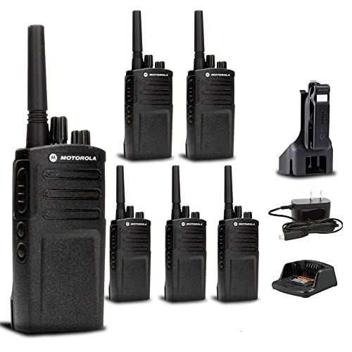 Motorola Solutions 6 x RMV2080 On-Site 2-Way Business Radio Black