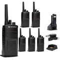 Motorola Solutions 6 x RMV2080 On-Site 2-Way Business Radio Black