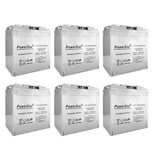 PowerStar Golf Cart Battery 6 Pack