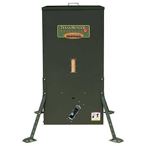 Texas Hunter Products Hide-A-Way Directional Wildlife Feeder 500lb Capacity Hunter Green