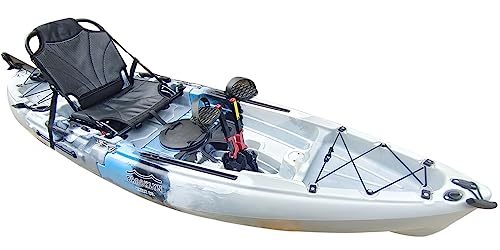 BKC MPK8 Modular Pedal Kayak Paddle & Seat Included - Grey Camo