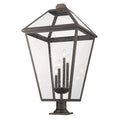 Z-Lite Talbot Outdoor Post 4-Light 240 Watts Oil Rubbed Bronze