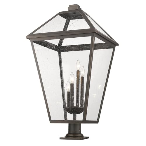 Z-Lite Talbot Outdoor Post 4-Light 240 Watts Oil Rubbed Bronze
