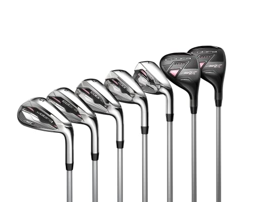 Cobra Golf 2022 Air X Iron Combo Set Women's Right Hand Cobra Ultralite Ladies Flex Chrome-Lilac