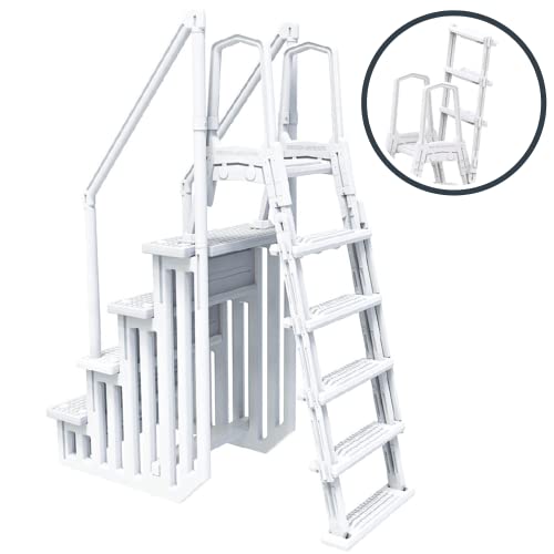 Swimline In-Pool Step with External Ladder Combo 87945