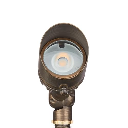 VOLT 10-Pack 12V Cast Brass G4 Infiniti 2700K Warm White LED Outdoor Spotlights Bronze