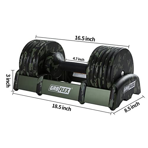 GR8FLEX Adjustable Dumbbell - Military Training Tech Model