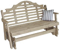 Furniture Barn USA Cedar 4' Marlboro Glider Unfinished