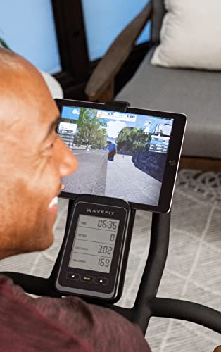 WaveFit B300 Surge Series Indoor Cycle Exercise Bike 30-Lb Flywheel, Bluetooth Connectivity, Fitness Tracking