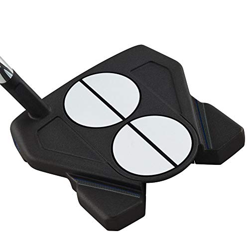 Odyssey Golf 2021 Ten Putter Right-Handed 2 Ball Lined Slantneck Pistol 34" Black Silver