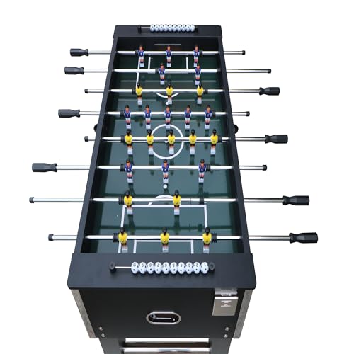 AiAigpt Premium Mini Foosball Table with Accessories Black