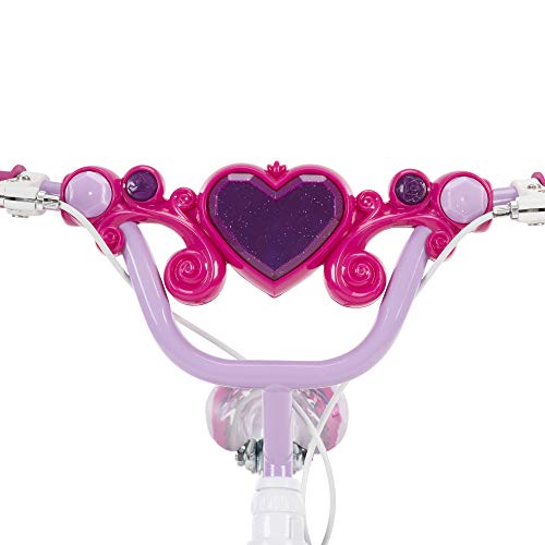 Huffy Disney Princess Magic Mirror 16” Girl’s Bike with Training Wheels Purple