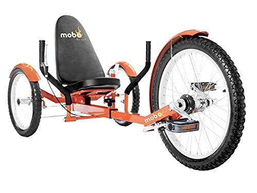MOBO Triton Pro Adult Recumbent Trike Tangerine