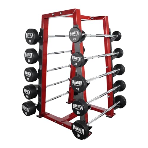 Mayhem Strength Fixed Straight Weight Barbell Set - Strength Training Equipment