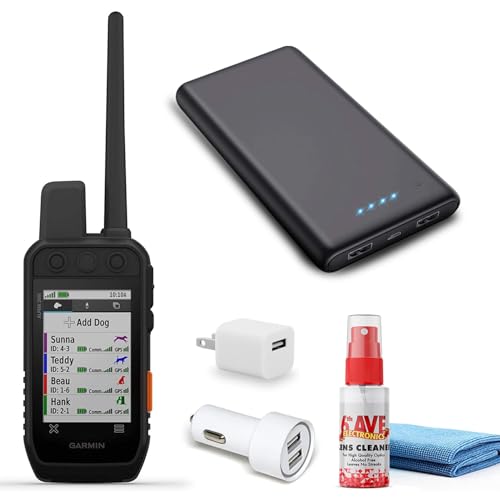 Garmin Alpha 200i Dog Tracking Handheld with inReach Technology, 3.6" Touchscreen, Portable Power Bank & Accessories