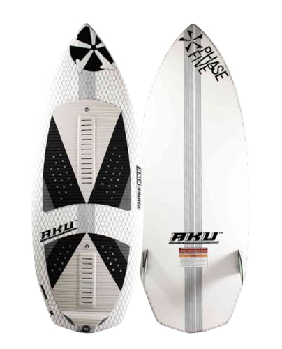 PHASE FIVE Wakesurf Board AKU V2 53" Black/White