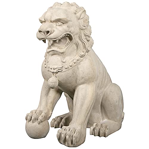 Design Toscano Male Foo Dog Antique Stone Finish