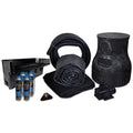 HALF OFF PONDS 10' x 25' Savio Pond Free 6100 EPDM Waterfall Kit Black