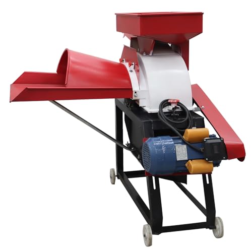 INTSUPERMAI Grass Chopper Pulverizer 220V Red