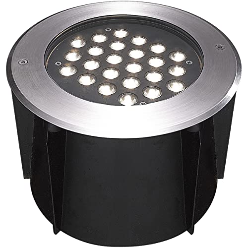 Eurofase 9.5 Inch 24W LED In-Ground Light Silver