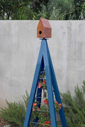 Terra Trellis Modern Bird Bungalow Large Azul/Blue