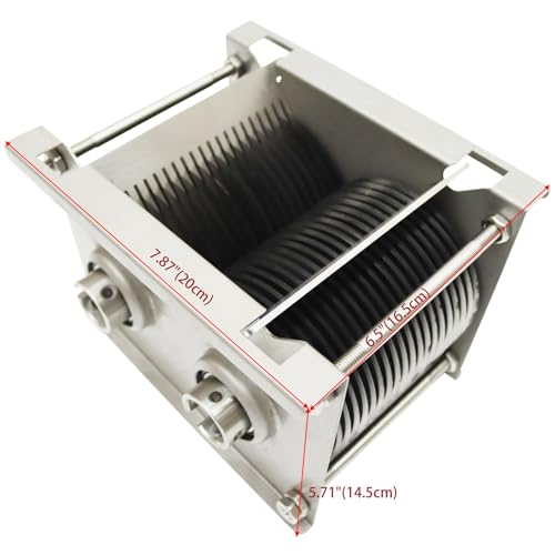 HayWHNKN 5mm Meat Cutting Machine and Grinder Stainless Steel Silver