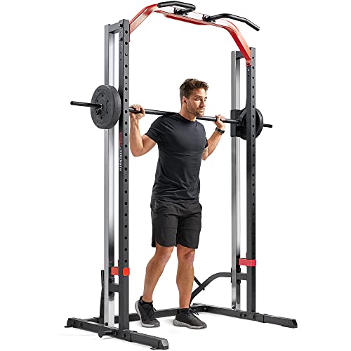 Sunny Health & Fitness Smith Machine Squat Rack Essential Series Black