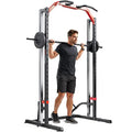Sunny Health & Fitness Smith Machine Squat Rack Essential Series Black