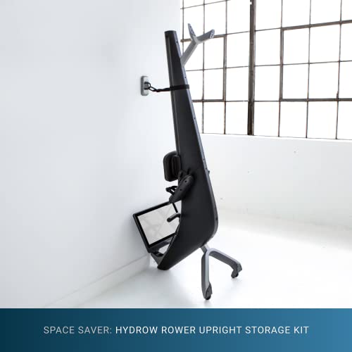 Hydrow Rowing Machine with Immersive 22" HD Rotating Screen Black/Silver