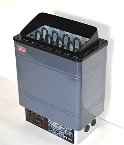 TURKU 4.5KW Wet & Dry Sauna Stove with Built-in Control Galvannealed Steel