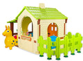 KETTLER Country Play House & Rody Hop-on Outdoor Set Gyffy