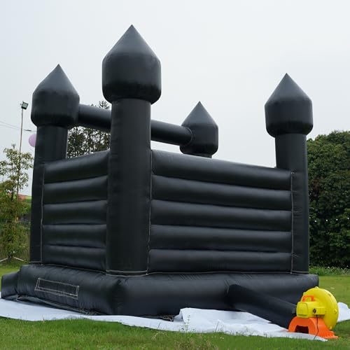 Blatesic Inflatable Black Bounce House Castle 13ft x 13ft x 10ft
