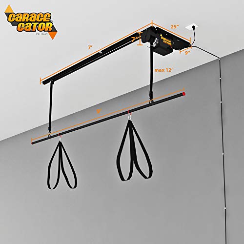 Garage Gator Dual Kayak and Canoe Lift Black