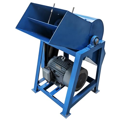 TECHTONGDA Frozen Meat Crusher for Fish Pond Aquaculture 220V Blue