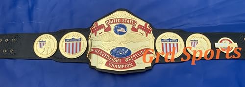 Grd Sports CNC HD NWA United States Heavyweight Wrestling Championship Belt Black