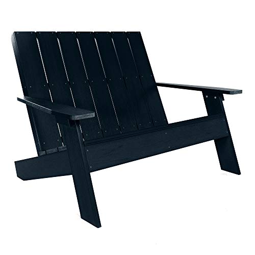 Highwood Italica Modern Adirondack 4pc Patio Set Federal Blue